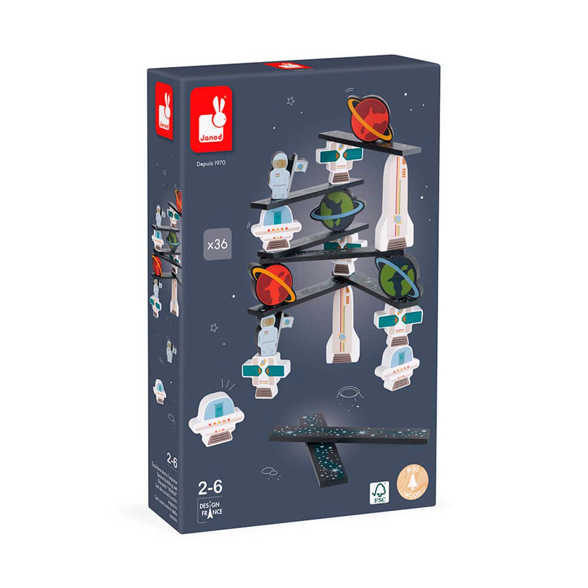 Juego de Equilibrio En el Espacio +2años | Janod 8084
