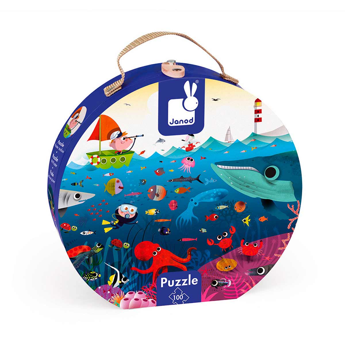Puzzle Maletín Debajo del Agua +6años | Janod 2947