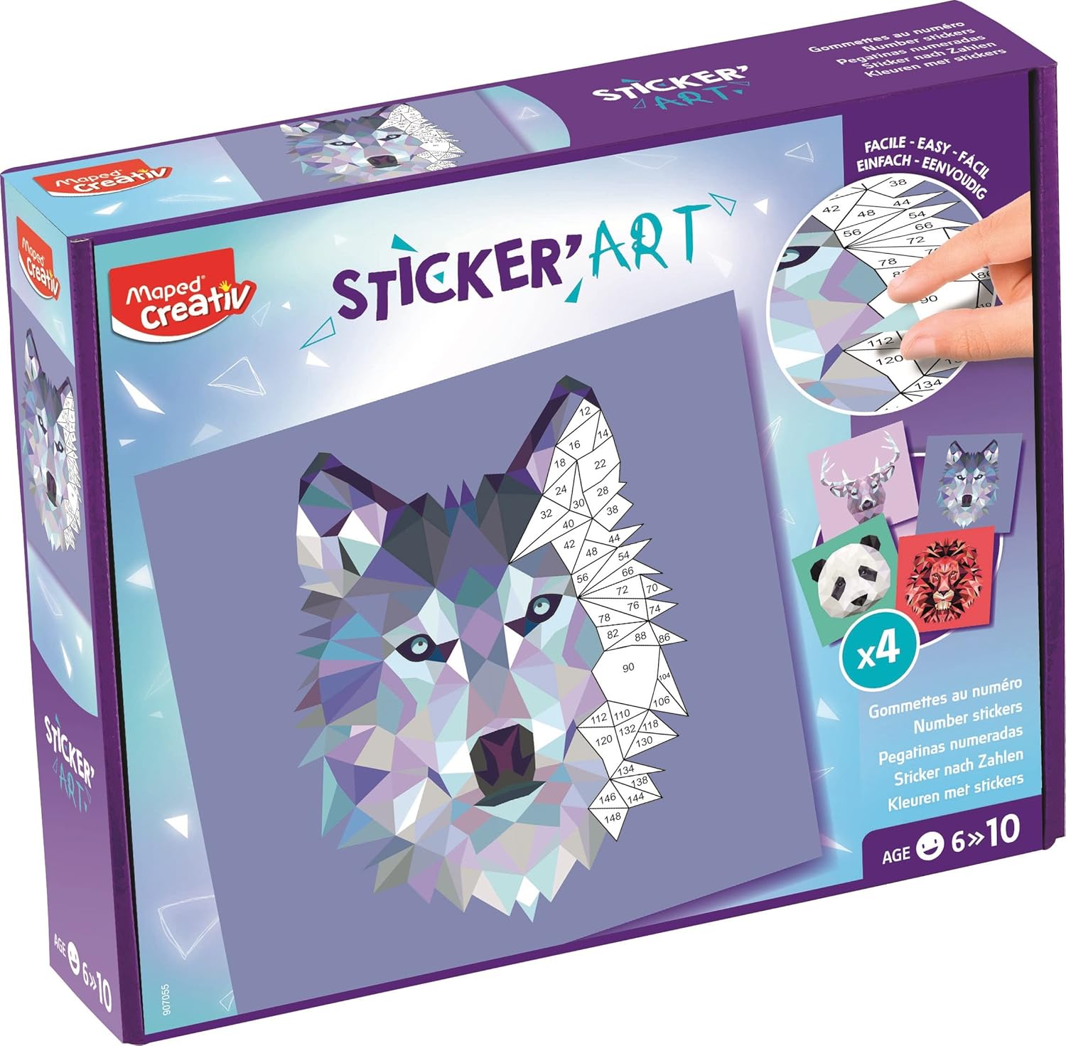Set Creativo Sticker ART +6años | Maped 907055