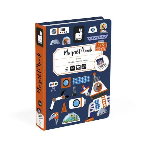 Magneti'book Cosmos, 52 imanes 3-8 años | Janod 2589