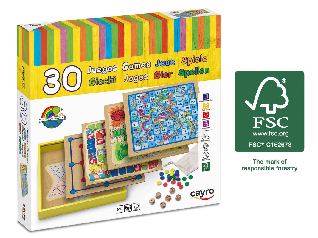 Pack con 30 juegos +5años | Cayro 830