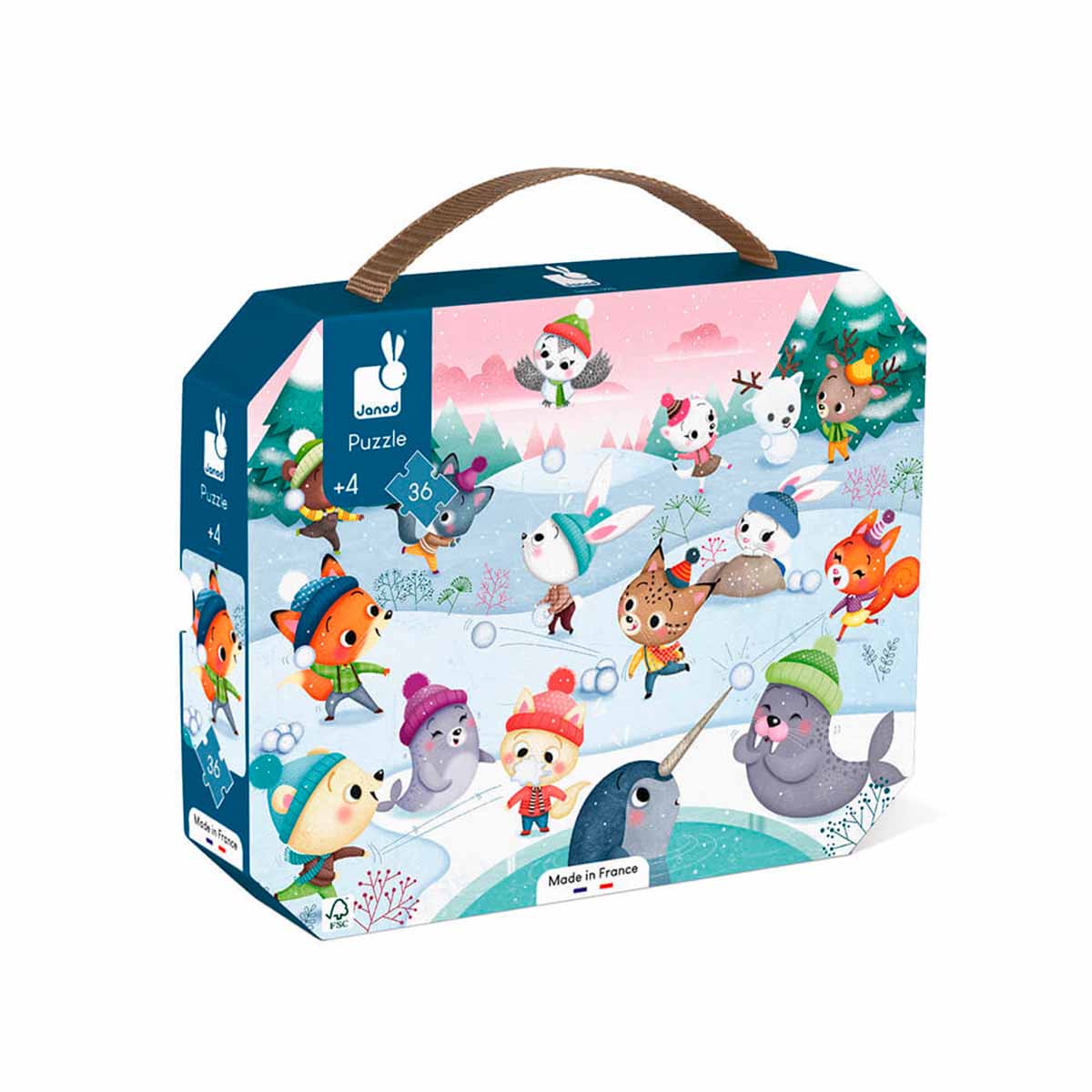 Puzzle Fiesta en la Nieva 36 Piezas | Janod 2662