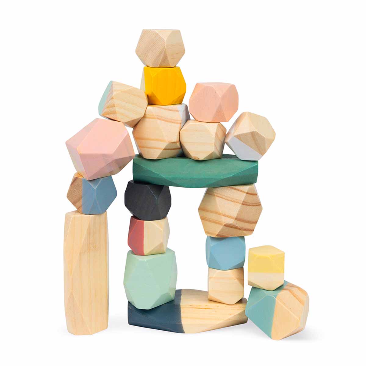 Piedras para apilar Sweet Cocoon (2 a 6 años) | Janod 4401