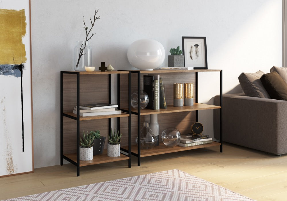 Biblioteca baja Steel Quadra (90cm) 27868