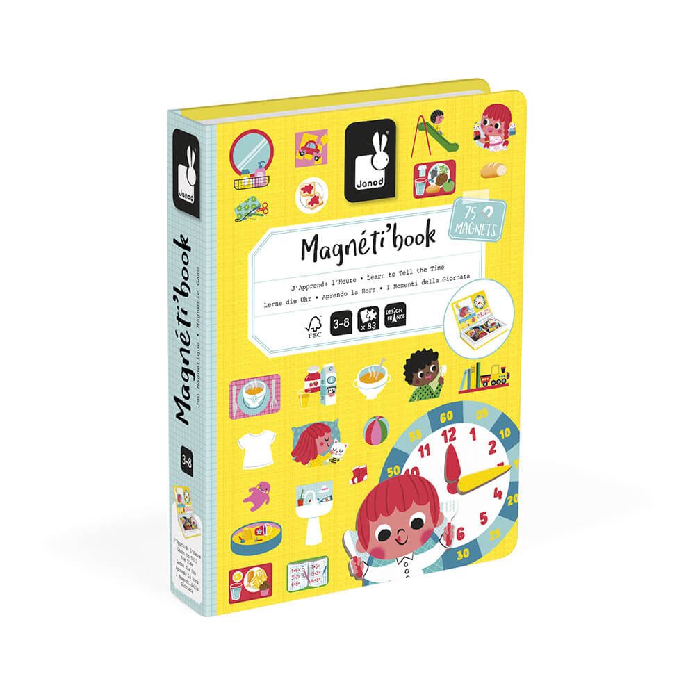 Magenti Book Aprendo la Hora (3 a 6 años) | Janod 2724
